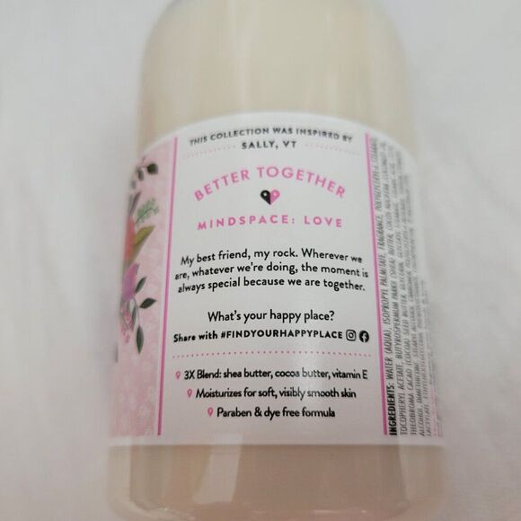 NEW Find Your Happy Place Wrapped in Your Arms Lotion LOT 10 Oz Rose Magnolia - Picture 5 of 5